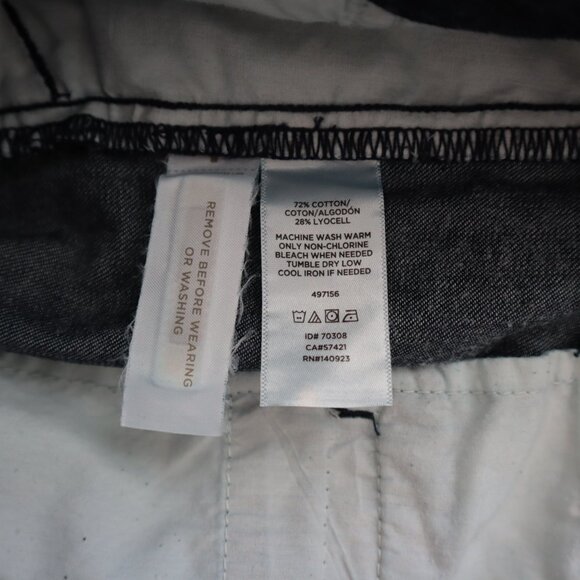 LOFT Dark Blue Trouser Jean Shorts | 6/28 - Picture 5 of 8